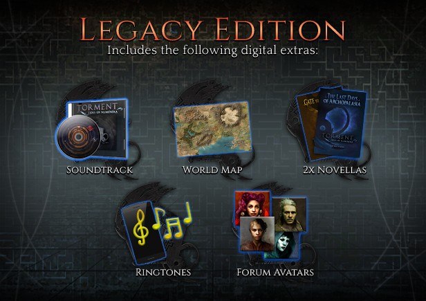 Torment: Tides of Numenera - Legacy Edition Upgrade DLC Steam CD Key (32.76$)