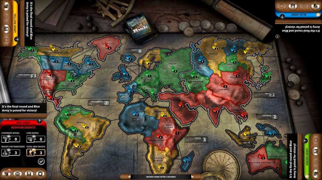 RISK - The game of Global Domination - The Official 2016 Edition Steam Gift (950.28$)