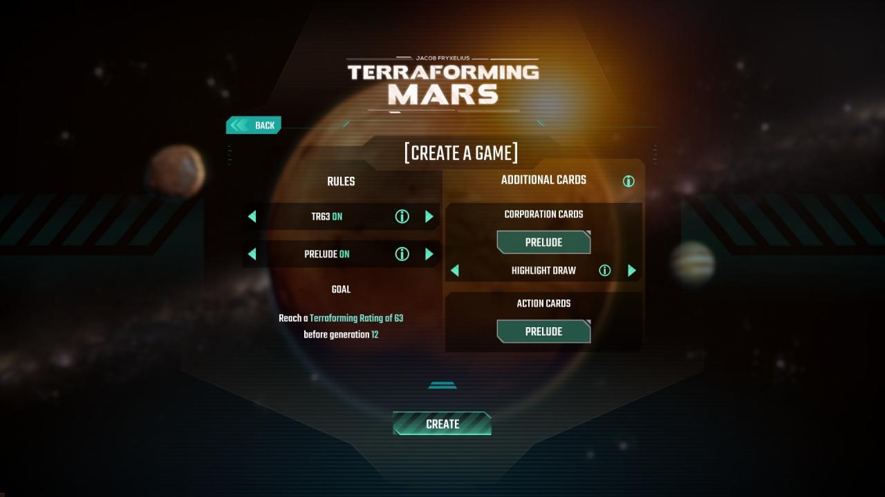 Terraforming Mars - Prelude DLC Steam CD Key (2.54$)