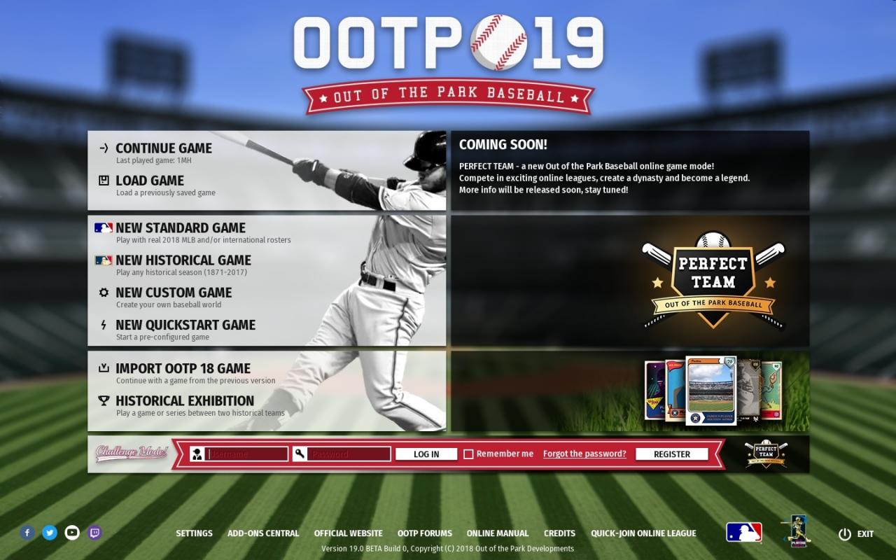 Out of the Park Baseball 19 Steam CD Key (135.58$)