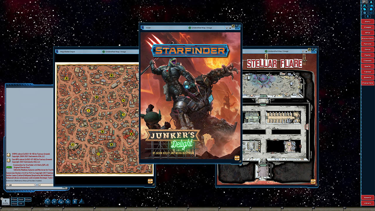 Fantasy Grounds - Starfinder RPG - Junker's Delight Steam CD Key (2.41$)