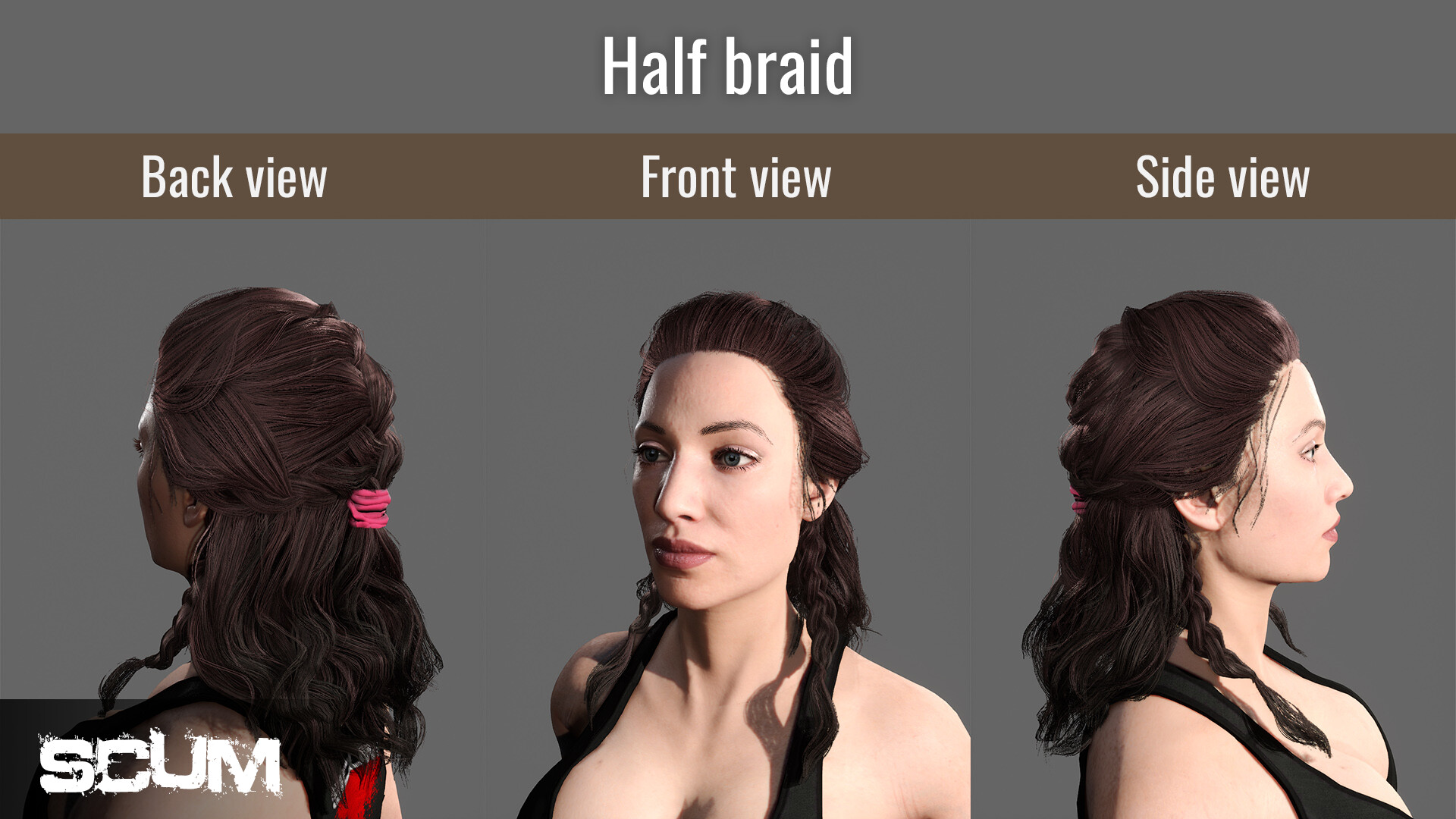 SCUM - Female Hair Pack DLC Steam CD Key (3.46$)