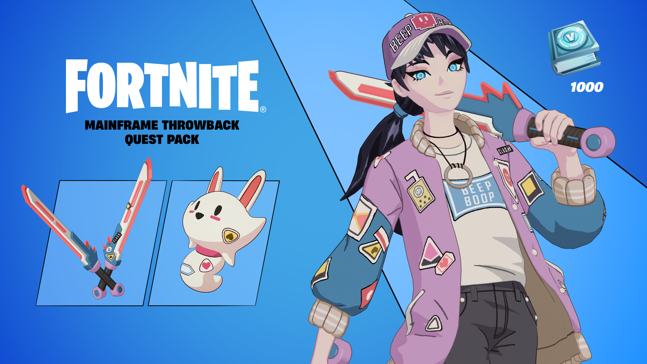 Fortnite - Mainframe Throwback Quest Pack DLC US XBOX One / Xbox Series X|S CD Key (84.75$)