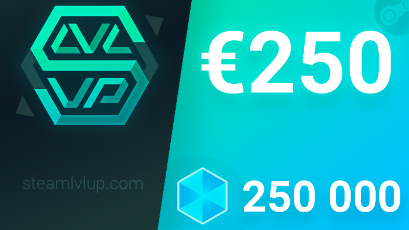 SteamlvlUP €250 Gift Code (244.24$)