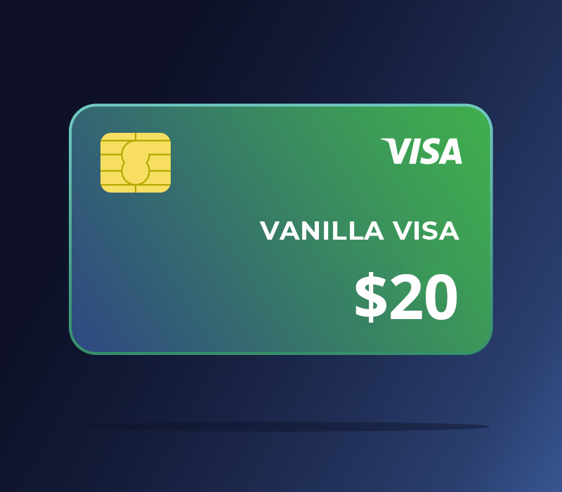 Vanilla VISA $20 US (23.59$)