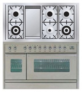 ILVE PSW-120F-VG Stainless-Steel Kitchen Stove Photo, Characteristics