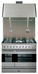 ILVE PD-90R-VG Stainless-Steel Estufa de la cocina Foto, características