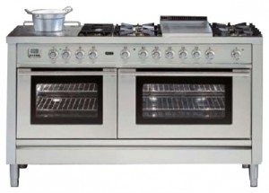ILVE PL-150FS-VG Stainless-Steel Estufa de la cocina Foto, características