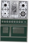 ILVE QDC-90RW-MP Green Кухонная плита \ характеристики, Фото