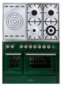 ILVE MTD-100SD-MP Green Virtuvės viryklė nuotrauka, Info