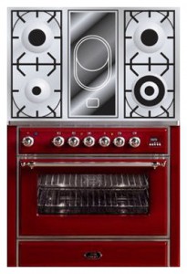 ILVE M-90VD-MP Red Soba bucătărie fotografie, caracteristici