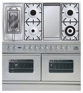 ILVE PDW-120FR-MP Stainless-Steel Estufa de la cocina Foto, características
