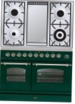 ILVE PDN-100F-MW Green Kompor dapur \ karakteristik, foto