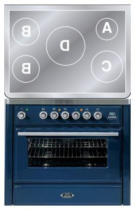 ILVE MTI-90-MP Blue Σόμπα κουζίνα φωτογραφία, χαρακτηριστικά