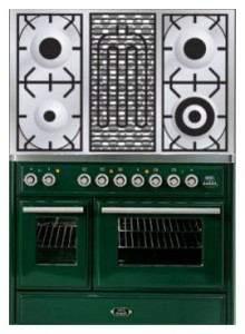 ILVE MTD-100BD-E3 Green Fogão de Cozinha Foto, características