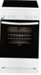 Zanussi ZCV 955001 W Estufa de la cocina \ características, Foto