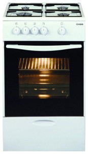 BEKO CSG 52000 W Estufa de la cocina Foto, características