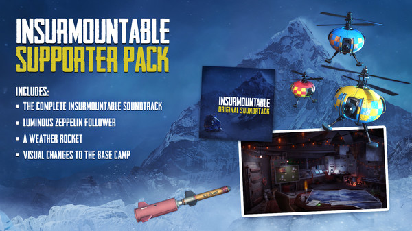 Insurmountable - Supporter Pack DLC Steam CD Key (5.64$)