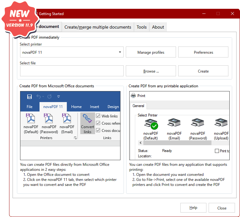 novaPDF Lite 11 Key (Lifetime  / 1 PC) (4.24$)