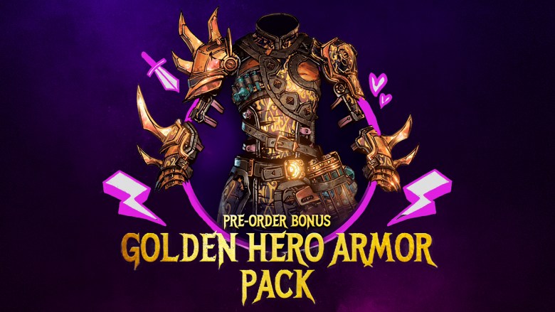 Tiny Tina's Wonderlands - Golden Hero Armor Pack EU Epic Games CD Key (1.34$)