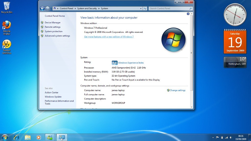 Windows 7 Home Basic OEM Key (19.76$)