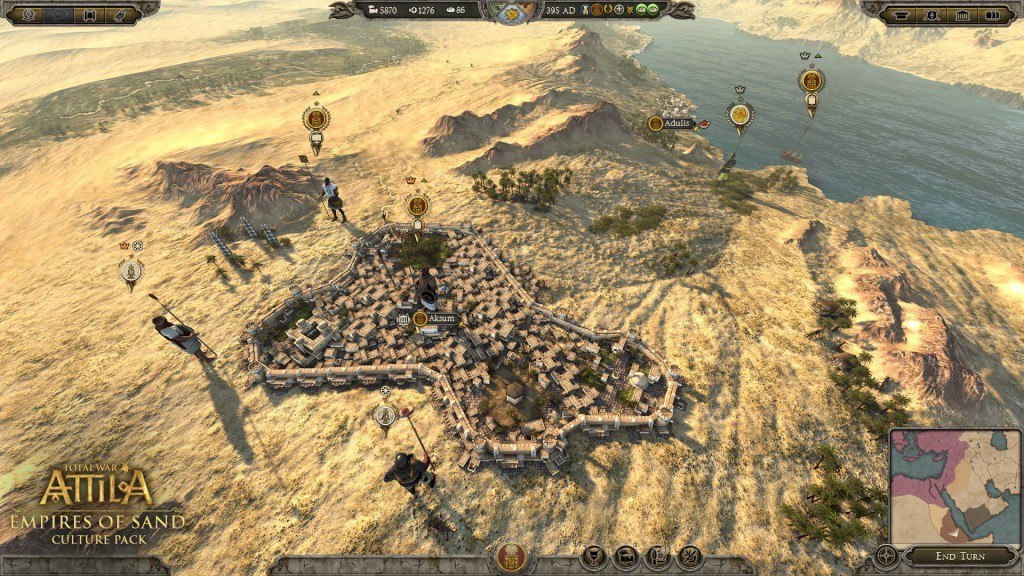 Total War: ATTILA - Empires of Sand Culture Pack DLC Steam CD Key (6.72$)