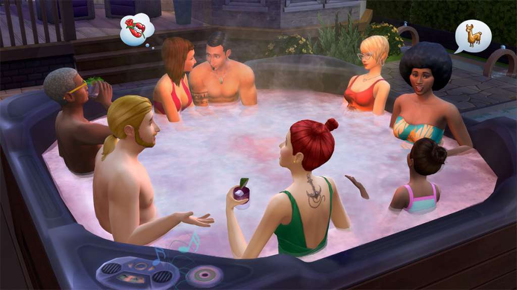 The Sims 4 Bundle: Spa Day & Perfect Patio Stuff Expansion Pack Origin CD Key (22.58$)