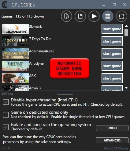 CPUCores :: Maximize Your FPS Steam Altergift (18.26$)