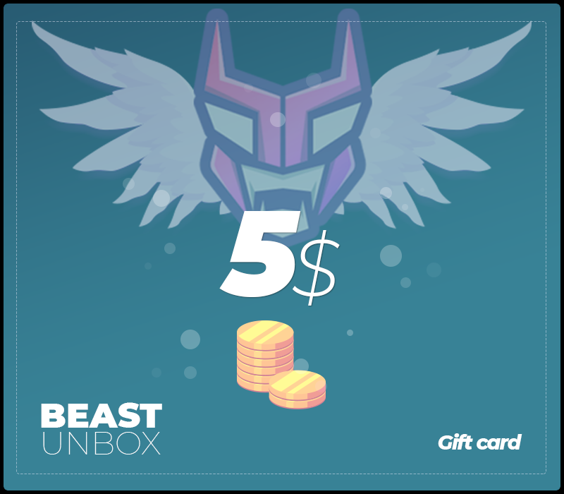 BeastUnbox.com $5 Gift Card (5.53$)