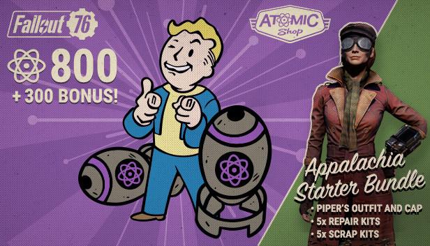 Fallout 76 - Appalachia Starter Bundle DLC Steam Altergift (10.51$)