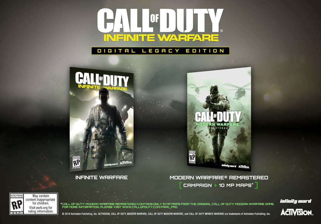 Call of Duty: Infinite Warfare Legacy Edition NA Steam CD Key (68.2$)