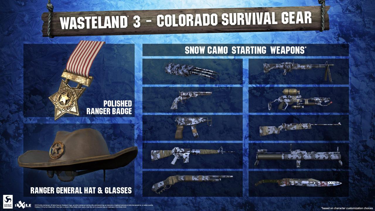 Wasteland 3 - Colorado Survival Gear DLC Steam CD Key (1.63$)