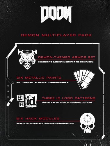 Doom - Demon Multiplayer Pack DLC US XBOX One CD Key (3.38$)