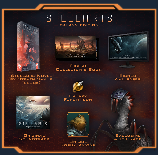 Stellaris Galaxy Edition Steam Altergift (73.62$)