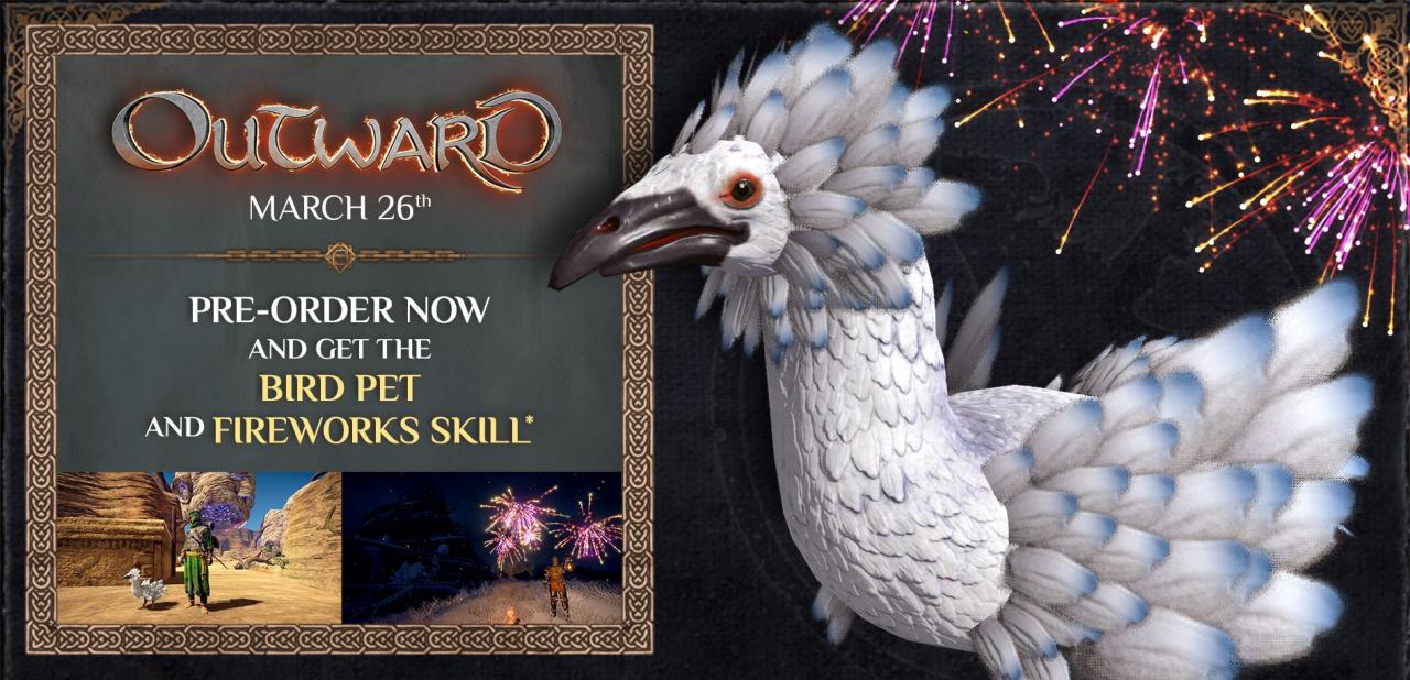 Outward - Pearl Bird Pet and Fireworks Skill DLC Steam CD Key (1.67$)