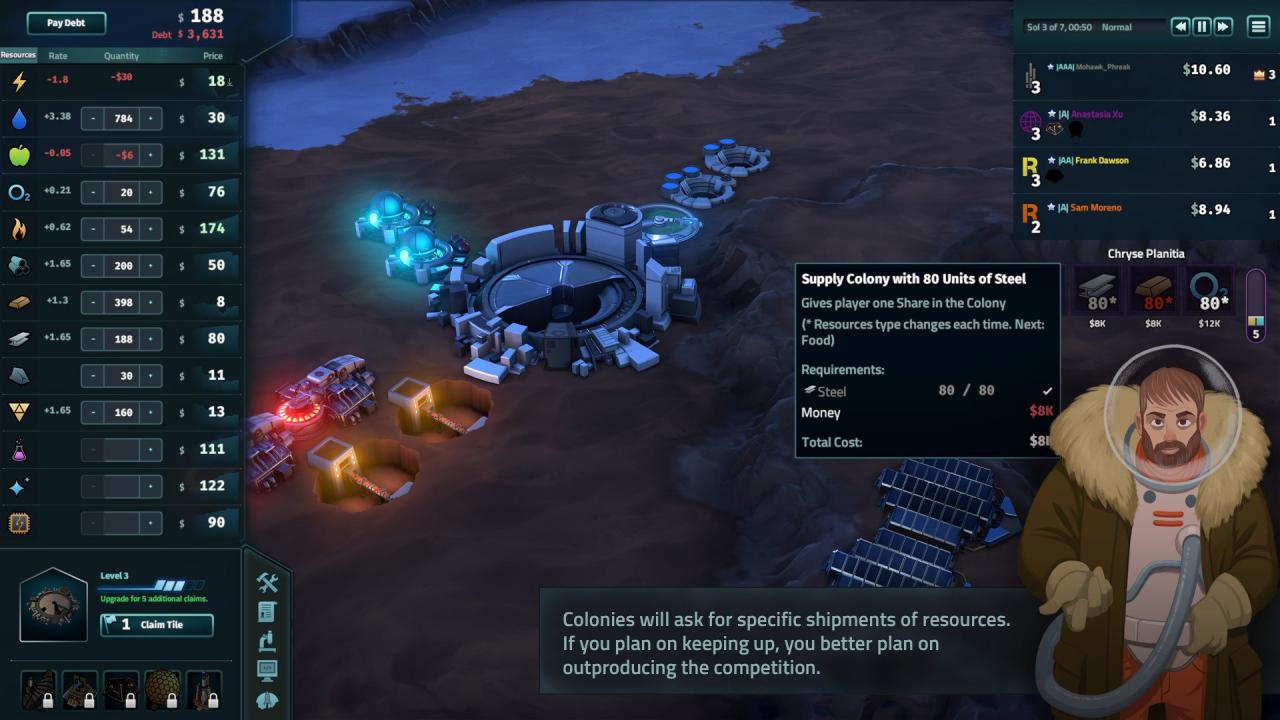 Offworld Trading Company - The Patron and the Patriot DLC Steam CD Key (4.27$)