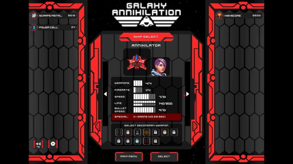 Galaxy Annihilation Steam CD Key (2.81$)