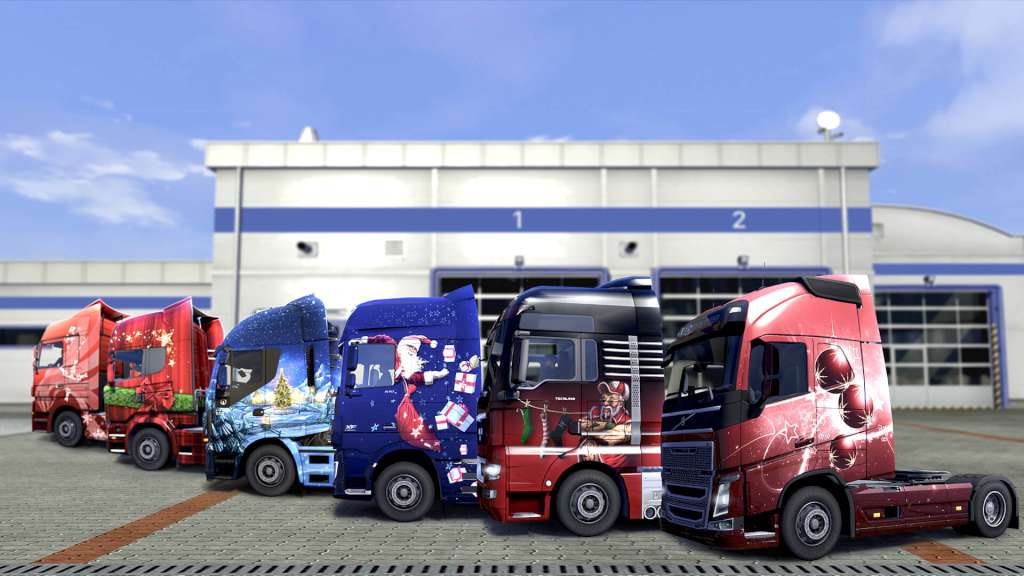 Euro Truck Simulator 2 - Christmas Paint Jobs Pack Steam CD Key (1.12$)