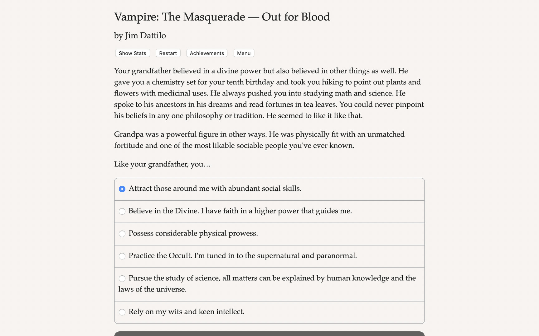 Vampire: The Masquerade - Out for Blood Steam CD Key (8.36$)