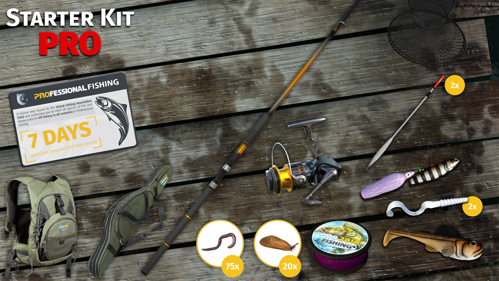 Professional Fishing - Starter Kit Pro DLC Steam CD Key (1.02$)