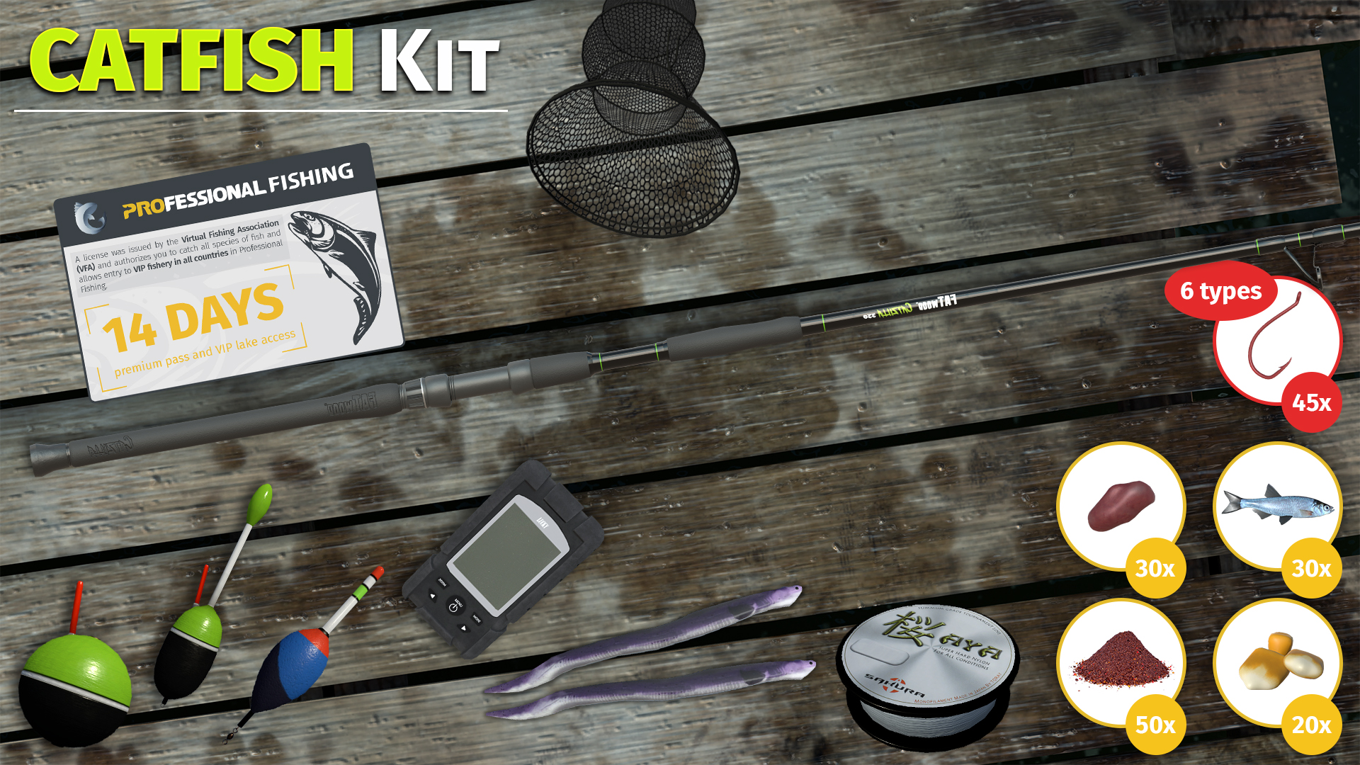 Professional Fishing - Catfish Kit DLC Steam CD Key (1.24$)