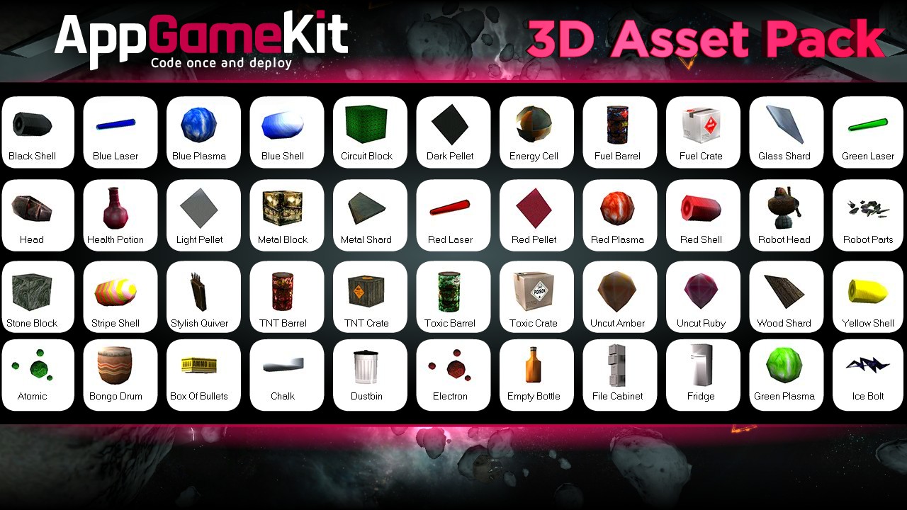 AppGameKit - 3D Asset Pack DLC Steam CD Key (1.64$)