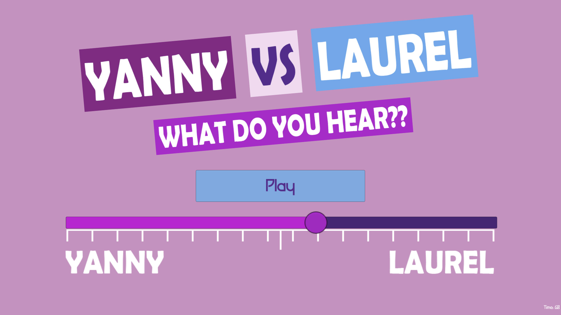 What do you hear?? Yanny vs Laurel Steam CD Key (0.75$)