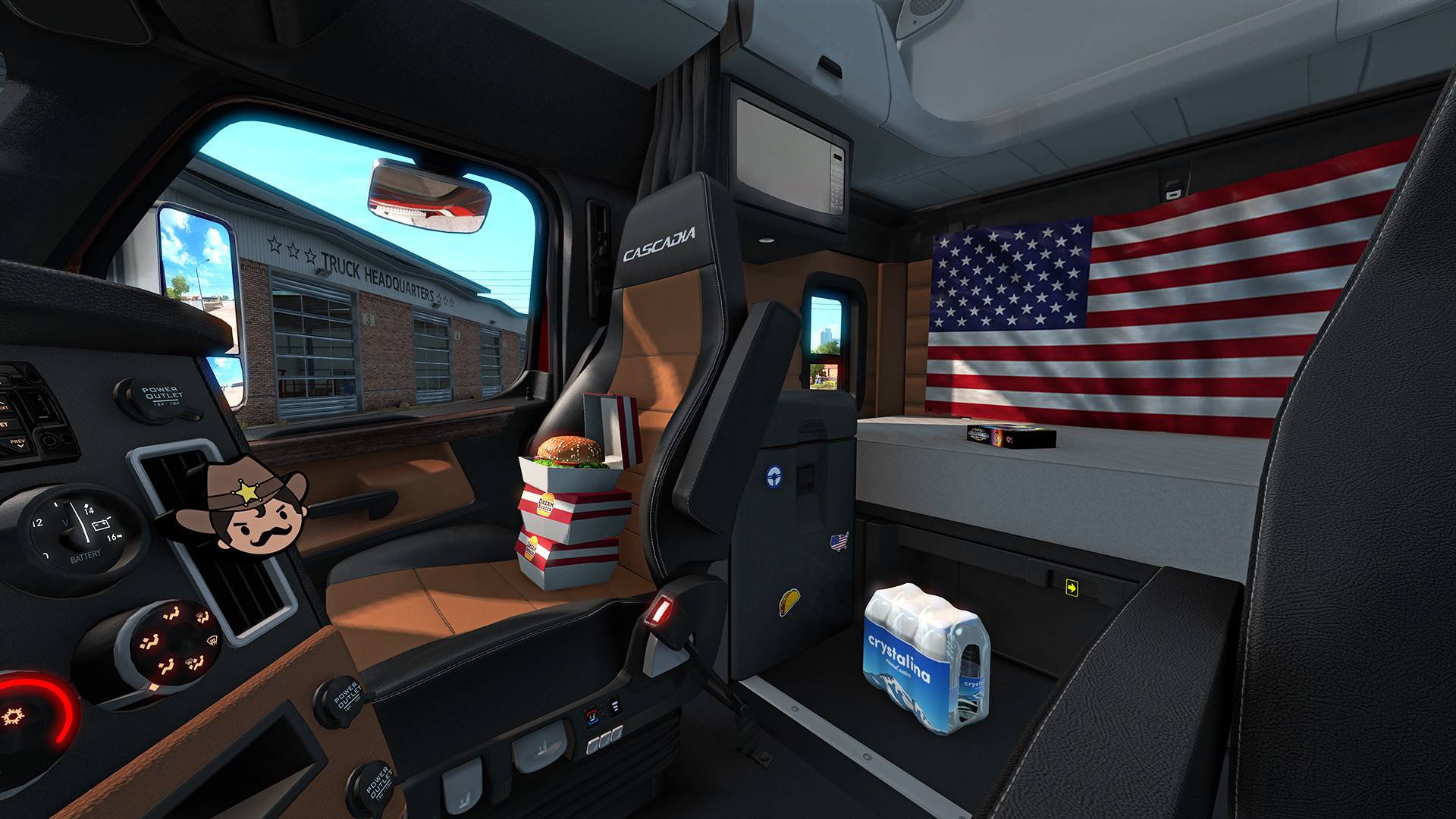 American Truck Simulator - Cabin Accessories DLC Steam CD Key (124.46$)