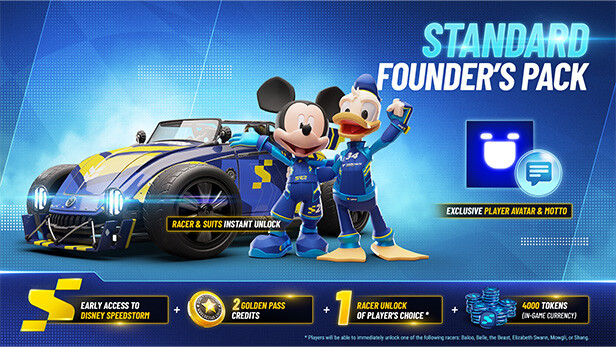 Disney Speedstorm - Standard Bundle Steam Account (25.86$)