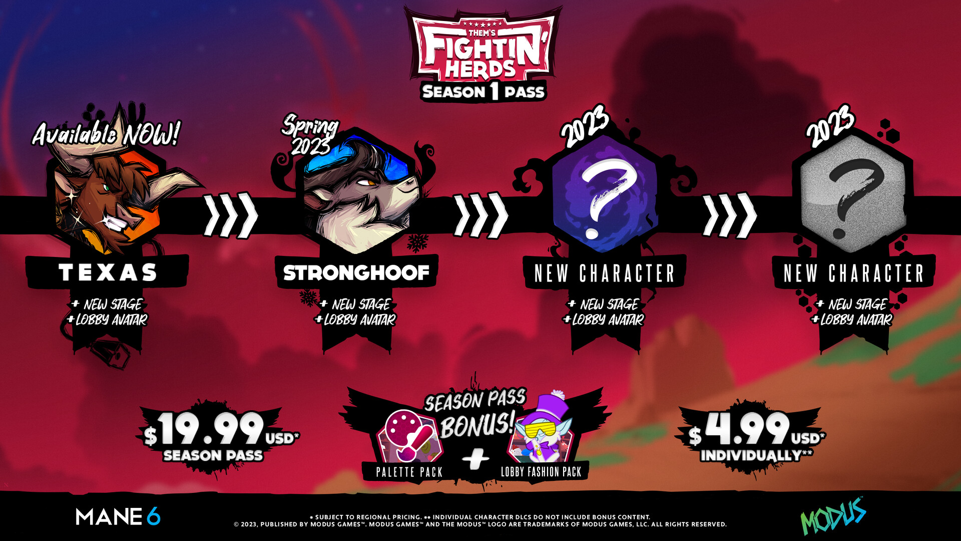Them's Fightin' Herds - Season 1 Pass DLC Steam CD Key (16.92$)