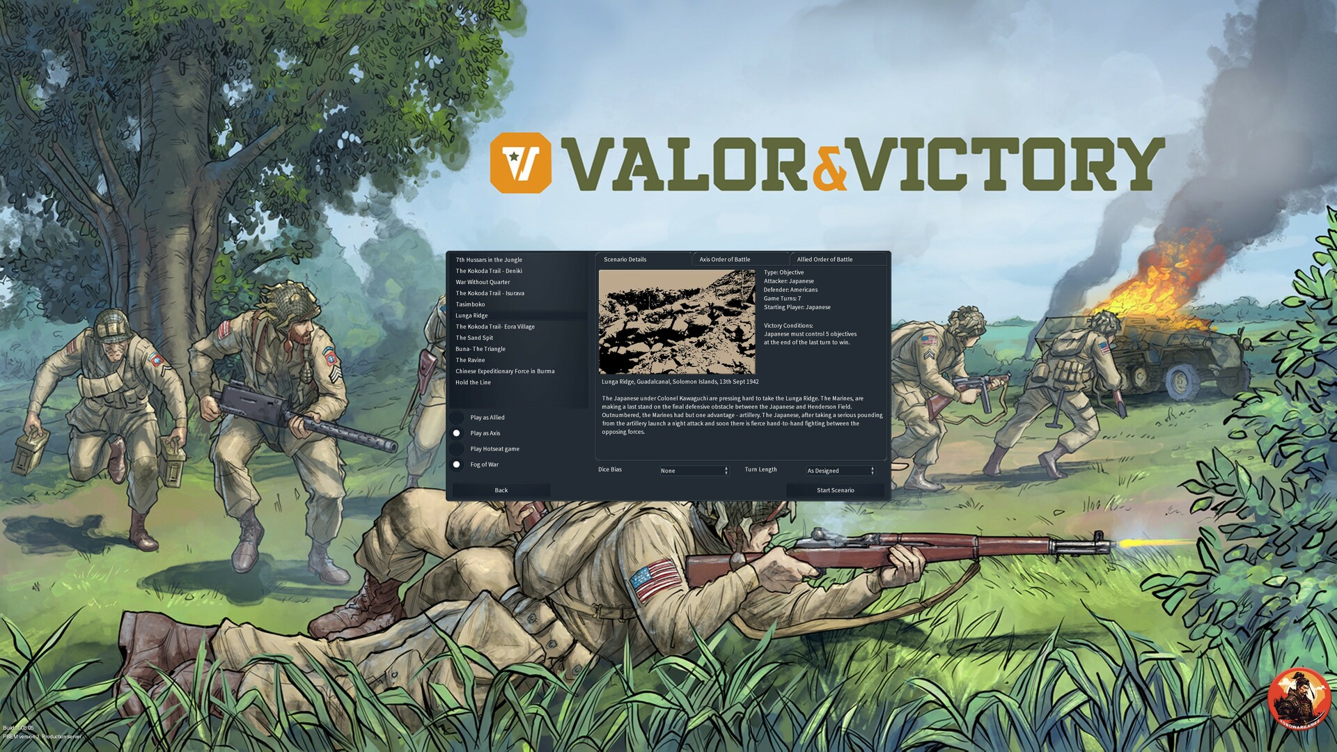 Valor & Victory - Pacific DLC Steam CD Key (10.14$)