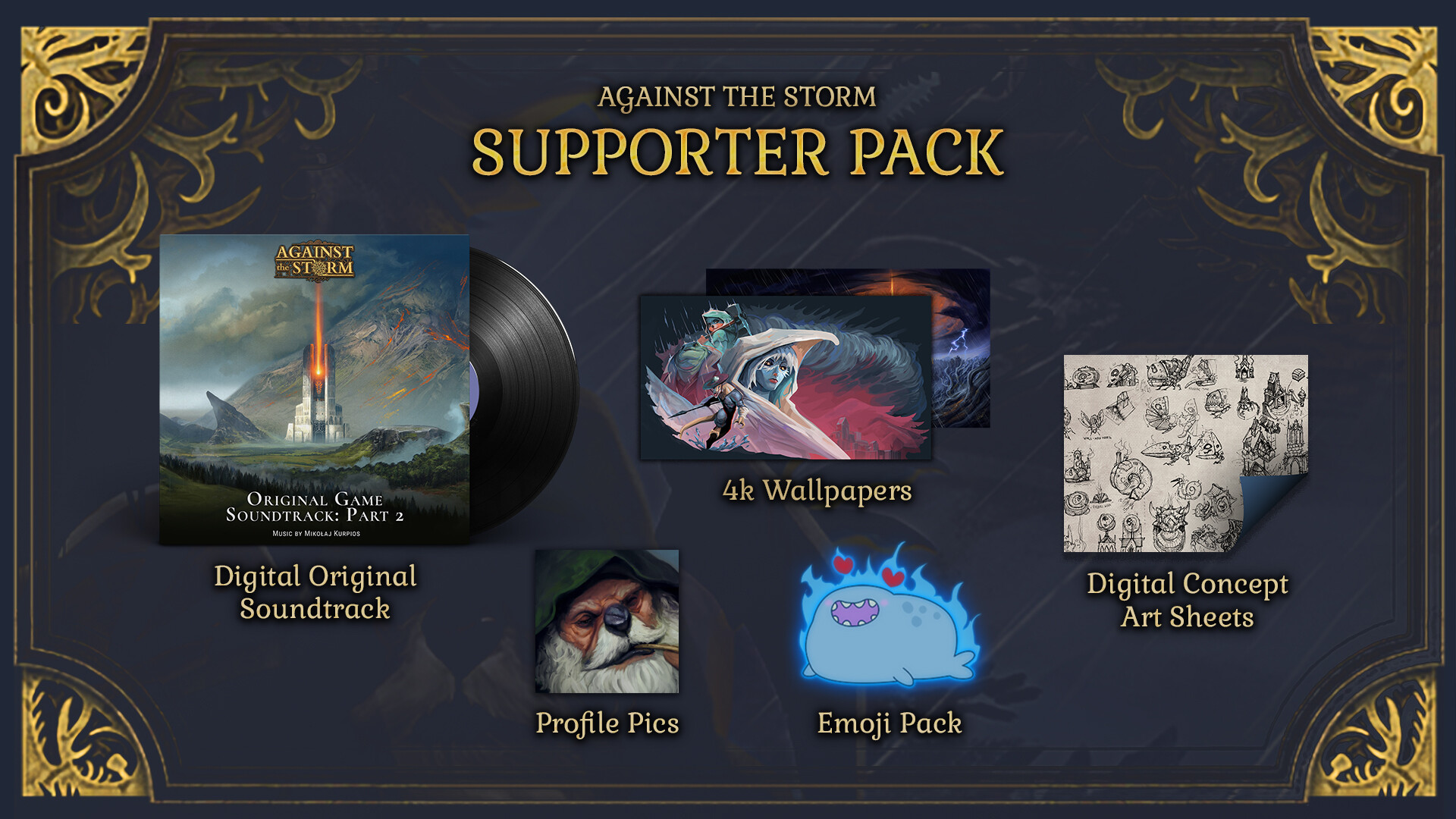 Against the Storm - Supporter Pack DLC Steam CD Key (7.74$)