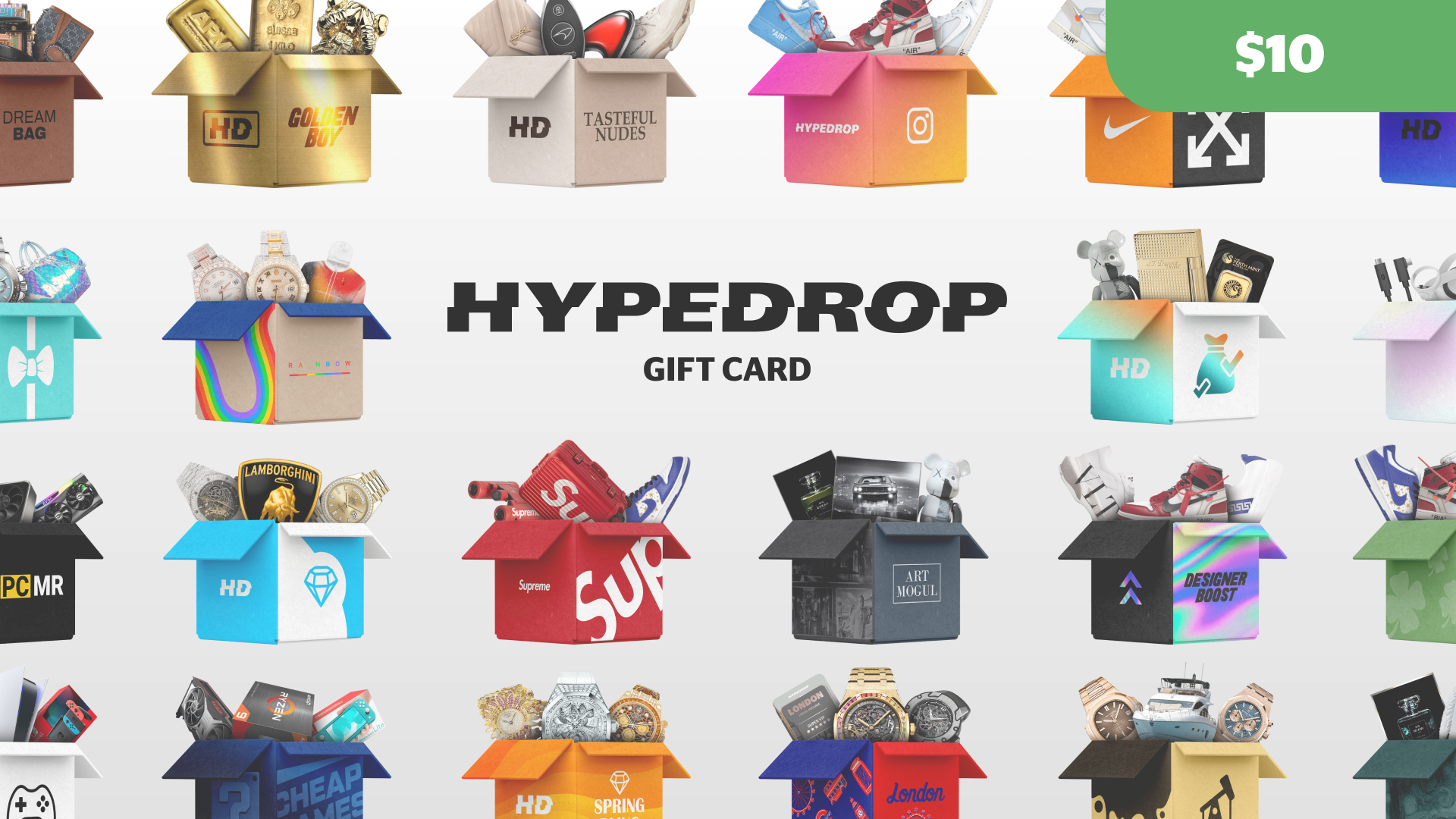 10$ HypeDrop Gift Card 10 USD Prepaid Code (12.17$)