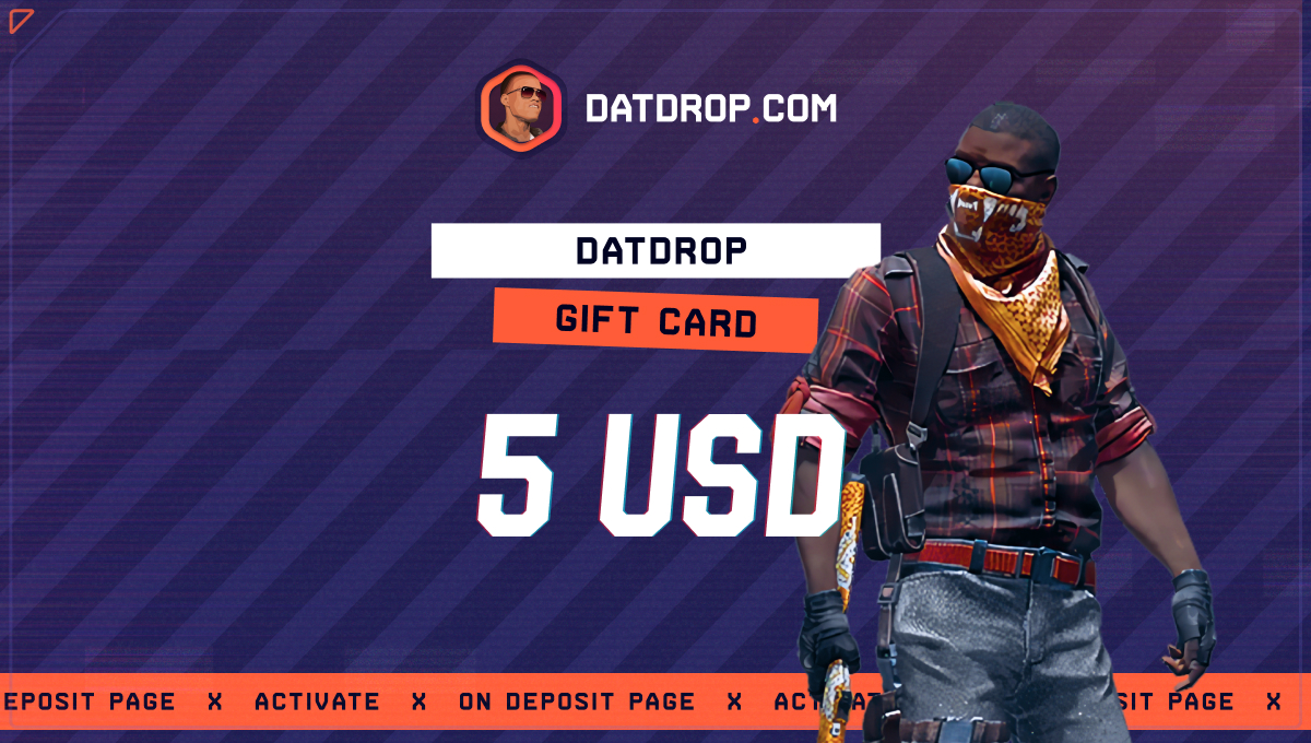 DatDrop 5 USD Gift Card (5.45$)